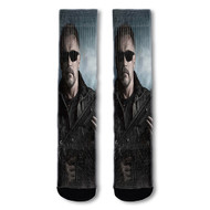 Onyourcases Arnold Schwarzenegger Terminator Custom Socks Sublimation Awesome Printed Sports Elite Socks Top Polyester Bottoms Brand New Gymnastic Running Yoga School Basketball Skatebording Spandex