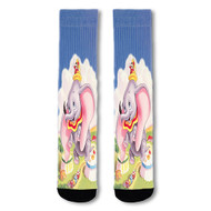 Onyourcases Dumbo Disney 1941 Custom Socks Sublimation Awesome Printed Sports Elite Socks Top Polyester Bottoms Brand New Gymnastic Running Yoga School Basketball Skatebording Spandex