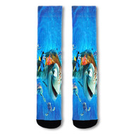 Onyourcases Finding Nemo Disney Custom Socks Sublimation Awesome Printed Sports Elite Socks Top Polyester Bottoms Brand New Gymnastic Running Yoga School Basketball Skatebording Spandex