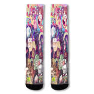 Onyourcases Gravity Falls Characters Collage Custom Socks Sublimation Awesome Printed Sports Elite Socks Top Polyester Bottoms Brand New Gymnastic Running Yoga School Basketball Skatebording Spandex