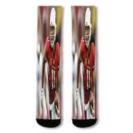 Onyourcases Larry Fitzgerald Arizona Cardinals Custom Socks Sublimation Awesome Printed Sports Elite Socks Top Polyester Bottoms Brand New Gymnastic Running Yoga School Basketball Skatebording Spandex