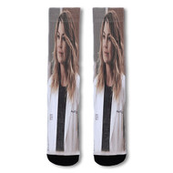 Onyourcases Meredith Grey Custom Socks Sublimation Awesome Printed Sports Elite Socks Top Polyester Bottoms Brand New Gymnastic Running Yoga School Basketball Skatebording Spandex