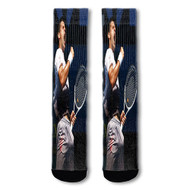 Onyourcases Novak Djokovic Custom Socks Sublimation Awesome Printed Sports Elite Socks Top Polyester Bottoms Brand New Gymnastic Running Yoga School Basketball Skatebording Spandex