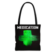 Onyourcases Damian Marley Stephen Marley Medication Custom Personalized Tote Bag Canvas Bag Pouch Pocket Bag Book School Hang Out Polyester Cotton Bags All Over Print Tote Bag Work Travel Bags Fashionable Totebag