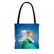 Onyourcases Elsa and Anna Frozen Forever Custom Personalized Tote Bag Canvas Bag Pouch Pocket Bag Book School Hang Out Polyester Cotton Bags All Over Print Tote Bag Work Travel Bags Fashionable Totebag