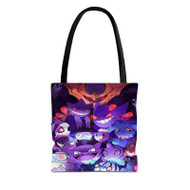 Onyourcases Gengar Pokemon Custom Personalized Tote Bag Canvas Bag Pouch Pocket Bag Book School Hang Out Polyester Cotton Bags All Over Print Tote Bag Work Travel Bags Fashionable Totebag