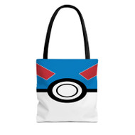 Onyourcases Great Pokeball Pokemon Custom Personalized Tote Bag Canvas Bag Pouch Pocket Bag Book School Hang Out Polyester Cotton Bags All Over Print Tote Bag Work Travel Bags Fashionable Totebag