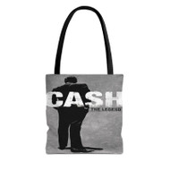 Onyourcases Johnny Cash The Legend Custom Personalized Tote Bag Canvas Bag Pouch Pocket Bag Book School Hang Out Polyester Cotton Bags All Over Print Tote Bag Work Travel Bags Fashionable Totebag