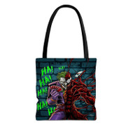 Onyourcases Joker and Carnage Ha Ha Ha Custom Personalized Tote Bag Canvas Bag Pouch Pocket Bag Book School Hang Out Polyester Cotton Bags All Over Print Tote Bag Work Travel Bags Fashionable Totebag