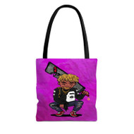 Onyourcases Lil Uzi Vert Custom Personalized Tote Bag Canvas Bag Pouch Pocket Bag Book School Hang Out Polyester Cotton Bags All Over Print Tote Bag Work Travel Bags Fashionable Totebag