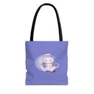 Onyourcases Mew Pokemon Custom Personalized Tote Bag Canvas Bag Pouch Pocket Bag Book School Hang Out Polyester Cotton Bags All Over Print Tote Bag Work Travel Bags Fashionable Totebag