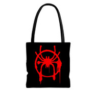 Onyourcases Spiderman Into The Spider Verse Custom Personalized Tote Bag Canvas Bag Pouch Pocket Bag Book School Hang Out Polyester Cotton Bags All Over Print Tote Bag Work Travel Bags Fashionable Totebag