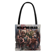 Onyourcases The Walking Dead All Characters With Zombie Custom Personalized Tote Bag Canvas Bag Pouch Pocket Bag Book School Hang Out Polyester Cotton Bags All Over Print Tote Bag Work Travel Bags Fashionable Totebag