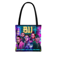 Onyourcases Zion Lennox Myke Towers Rvssian Darell B11 Custom Personalized Tote Bag Canvas Bag Pouch Pocket Bag Book School Hang Out Polyester Cotton Bags All Over Print Tote Bag Work Travel Bags Fashionable Totebag