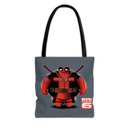 Onyourcases Baymax Deadpool Custom Personalized Tote Bag New Canvas Bag Pouch Pocket Bag Book School Hang Out Polyester Cotton Bags All Over Print Tote Bag Work Travel Bags Fashionable Totebag