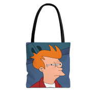 Onyourcases Fry Futurama Custom Personalized Tote Bag New Canvas Bag Pouch Pocket Bag Book School Hang Out Polyester Cotton Bags All Over Print Tote Bag Work Travel Bags Fashionable Totebag