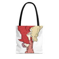 Onyourcases Igneel and Natsu Fairy Tail Custom Personalized Tote Bag New Canvas Bag Pouch Pocket Bag Book School Hang Out Polyester Cotton Bags All Over Print Tote Bag Work Travel Bags Fashionable Totebag