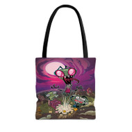 Onyourcases Invader Zim Art Custom Personalized Tote Bag New Canvas Bag Pouch Pocket Bag Book School Hang Out Polyester Cotton Bags All Over Print Tote Bag Work Travel Bags Fashionable Totebag