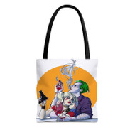 Onyourcases Joker Harley Quinn Custom Personalized Tote Bag New Canvas Bag Pouch Pocket Bag Book School Hang Out Polyester Cotton Bags All Over Print Tote Bag Work Travel Bags Fashionable Totebag