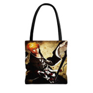 Onyourcases Kurosaki Ichigo Bleach Art Custom Personalized Tote Bag New Canvas Bag Pouch Pocket Bag Book School Hang Out Polyester Cotton Bags All Over Print Tote Bag Work Travel Bags Fashionable Totebag