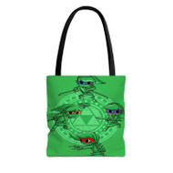 Onyourcases Link Ninja Turtles The Legend of Zelda Custom Personalized Tote Bag New Canvas Bag Pouch Pocket Bag Book School Hang Out Polyester Cotton Bags All Over Print Tote Bag Work Travel Bags Fashionable Totebag