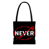 Onyourcases Metallica Never The Through Custom Personalized Tote Bag New Canvas Bag Pouch Pocket Bag Book School Hang Out Polyester Cotton Bags All Over Print Tote Bag Work Travel Bags Fashionable Totebag