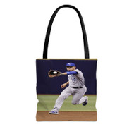 Onyourcases Omar Infante Kansas City Royals Custom Personalized Tote Bag New Canvas Bag Pouch Pocket Bag Book School Hang Out Polyester Cotton Bags All Over Print Tote Bag Work Travel Bags Fashionable Totebag