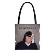 Onyourcases Sia Cheap Thrills Remix ft Nicky Jam Custom Personalized Tote Bag New Canvas Bag Pouch Pocket Bag Book School Hang Out Polyester Cotton Bags All Over Print Tote Bag Work Travel Bags Fashionable Totebag