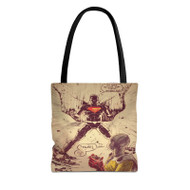 Onyourcases Superman vs Saitama Sensei One Punch Man Custom Personalized Tote Bag New Canvas Bag Pouch Pocket Bag Book School Hang Out Polyester Cotton Bags All Over Print Tote Bag Work Travel Bags Fashionable Totebag