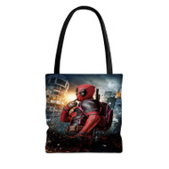 Onyourcases Deadpool Funny Custom Personalized Tote Bag Canvas Bag New Pouch Pocket Bag Book School Hang Out Polyester Cotton Bags All Over Print Tote Bag Work Travel Bags Fashionable Totebag