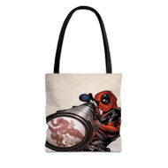 Onyourcases Deadpool Sniper Custom Personalized Tote Bag Canvas Bag New Pouch Pocket Bag Book School Hang Out Polyester Cotton Bags All Over Print Tote Bag Work Travel Bags Fashionable Totebag