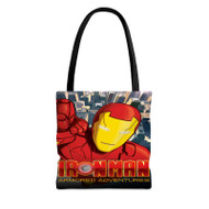 Onyourcases Iron Man Armored Adventures Custom Personalized Tote Bag Canvas Bag New Pouch Pocket Bag Book School Hang Out Polyester Cotton Bags All Over Print Tote Bag Work Travel Bags Fashionable Totebag