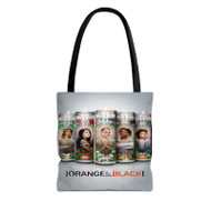 Onyourcases Orange is the New Black Custom Personalized Tote Bag Canvas Bag New Pouch Pocket Bag Book School Hang Out Polyester Cotton Bags All Over Print Tote Bag Work Travel Bags Fashionable Totebag