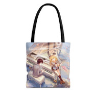 Onyourcases Shigatsu wa Kimi no Uso Your Lie in April Products Custom Personalized Tote Bag Canvas Bag New Pouch Pocket Bag Book School Hang Out Polyester Cotton Bags All Over Print Tote Bag Work Travel Bags Fashionable Totebag