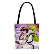 Onyourcases Suzaku and Lelouch Code Geass Lelouch of the Rebellion R2 Custom Personalized Tote Bag Canvas Bag New Pouch Pocket Bag Book School Hang Out Polyester Cotton Bags All Over Print Tote Bag Work Travel Bags Fashionable Totebag