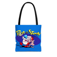 Onyourcases The Ren and Stimpy Show Custom Personalized Tote Bag Canvas Bag New Pouch Pocket Bag Book School Hang Out Polyester Cotton Bags All Over Print Tote Bag Work Travel Bags Fashionable Totebag