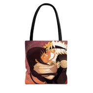 Onyourcases Uzumaki Naruto and Hinata Hyuga Kiss Custom Personalized Tote Bag Canvas Bag New Pouch Pocket Bag Book School Hang Out Polyester Cotton Bags All Over Print Tote Bag Work Travel Bags Fashionable Totebag