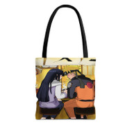 Onyourcases Uzumaki Naruto and Hinata Hyuga Products Custom Personalized Tote Bag Canvas Bag New Pouch Pocket Bag Book School Hang Out Polyester Cotton Bags All Over Print Tote Bag Work Travel Bags Fashionable Totebag