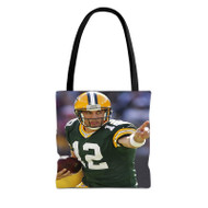 Onyourcases Aaron Rodgers Green Bay Packers Football Player Custom Personalized Tote Bag Canvas Bag Pouch Pocket Bag New Book School Hang Out Polyester Cotton Bags All Over Print Tote Bag Work Travel Bags Fashionable Totebag