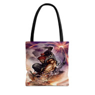 Onyourcases Akuma Street Fighter Custom Personalized Tote Bag Canvas Bag Pouch Pocket Bag New Book School Hang Out Polyester Cotton Bags All Over Print Tote Bag Work Travel Bags Fashionable Totebag