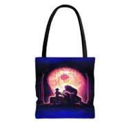 Onyourcases Beauty and The Beast Disney Art Custom Personalized Tote Bag Canvas Bag Pouch Pocket Bag New Book School Hang Out Polyester Cotton Bags All Over Print Tote Bag Work Travel Bags Fashionable Totebag