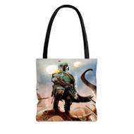 Onyourcases Boba Fett Killed The Sarlaac Custom Personalized Tote Bag Canvas Bag Pouch Pocket Bag New Book School Hang Out Polyester Cotton Bags All Over Print Tote Bag Work Travel Bags Fashionable Totebag