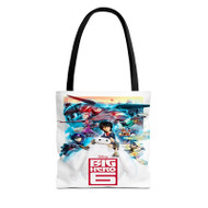 Onyourcases Disney Big Hero 6 All Characters Custom Personalized Tote Bag Canvas Bag Pouch Pocket Bag New Book School Hang Out Polyester Cotton Bags All Over Print Tote Bag Work Travel Bags Fashionable Totebag