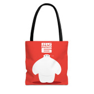 Onyourcases Disney Big Hero 6 Baymax Custom Personalized Tote Bag Canvas Bag Pouch Pocket Bag New Book School Hang Out Polyester Cotton Bags All Over Print Tote Bag Work Travel Bags Fashionable Totebag