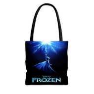 Onyourcases Disney Frozen Queen Elsa Art Custom Personalized Tote Bag Canvas Bag Pouch Pocket Bag New Book School Hang Out Polyester Cotton Bags All Over Print Tote Bag Work Travel Bags Fashionable Totebag