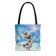 Onyourcases Disney Olaf Custom Personalized Tote Bag Canvas Bag Pouch Pocket Bag New Book School Hang Out Polyester Cotton Bags All Over Print Tote Bag Work Travel Bags Fashionable Totebag