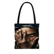 Onyourcases Fetty Wap Face Custom Personalized Tote Bag Canvas Bag Pouch Pocket Bag New Book School Hang Out Polyester Cotton Bags All Over Print Tote Bag Work Travel Bags Fashionable Totebag