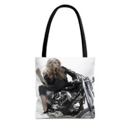 Onyourcases Gigi Hadid Motorcycles Custom Personalized Tote Bag Canvas Bag Pouch Pocket Bag New Book School Hang Out Polyester Cotton Bags All Over Print Tote Bag Work Travel Bags Fashionable Totebag