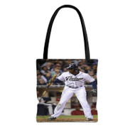 Onyourcases Justin Upton San Diego Padres Baseball Player Custom Personalized Tote Bag Canvas Bag Pouch Pocket Bag New Book School Hang Out Polyester Cotton Bags All Over Print Tote Bag Work Travel Bags Fashionable Totebag