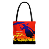 Onyourcases Mary Poppins Disney Custom Personalized Tote Bag Canvas Bag Pouch Pocket Bag New Book School Hang Out Polyester Cotton Bags All Over Print Tote Bag Work Travel Bags Fashionable Totebag